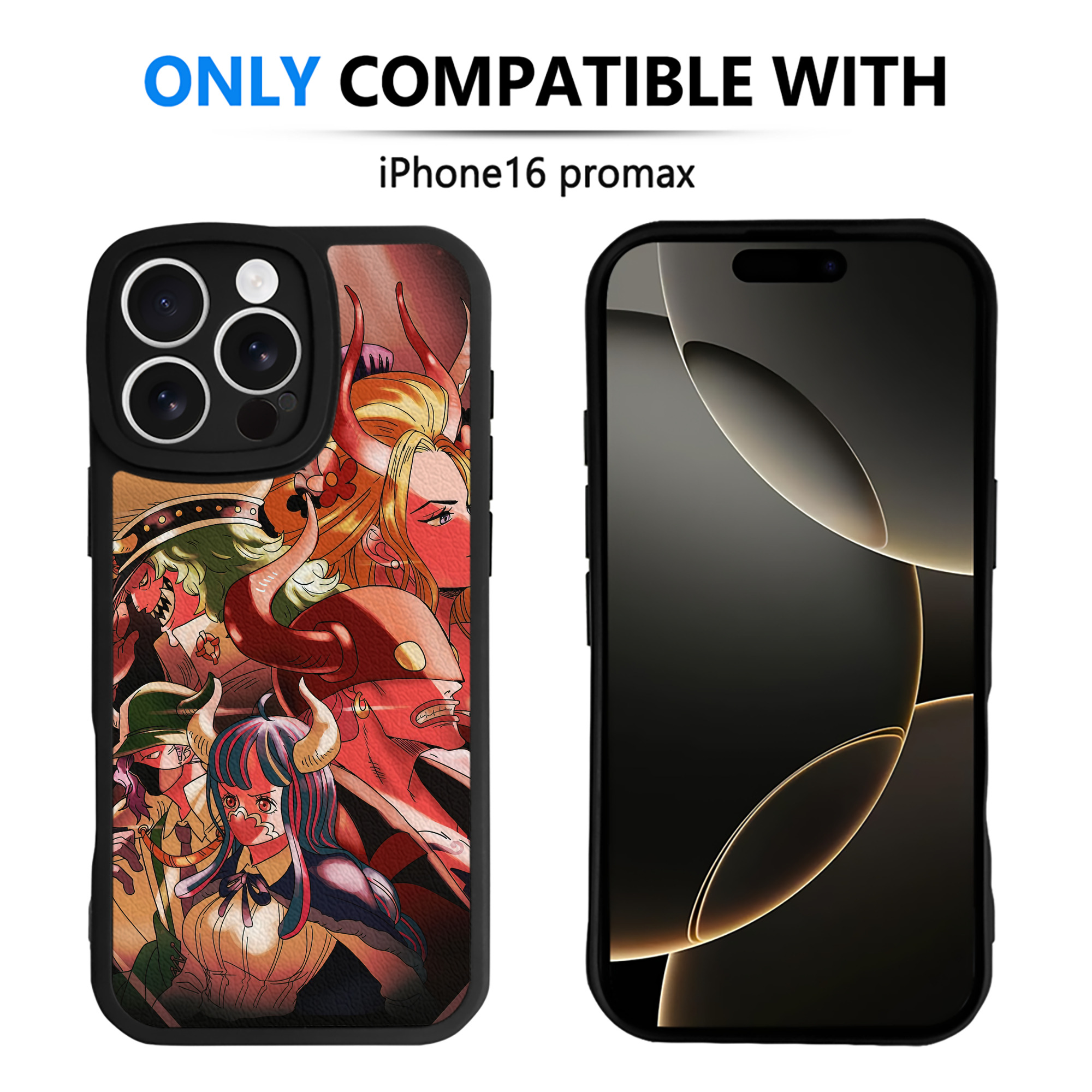 （画像用） ワンピース ONE PIECE 【iPhone 16シリーズ対応】シリコンスマホケース（レザー調） 材質：シリコン